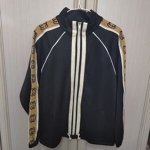Gucci Zip-Up Sports Jacket Black